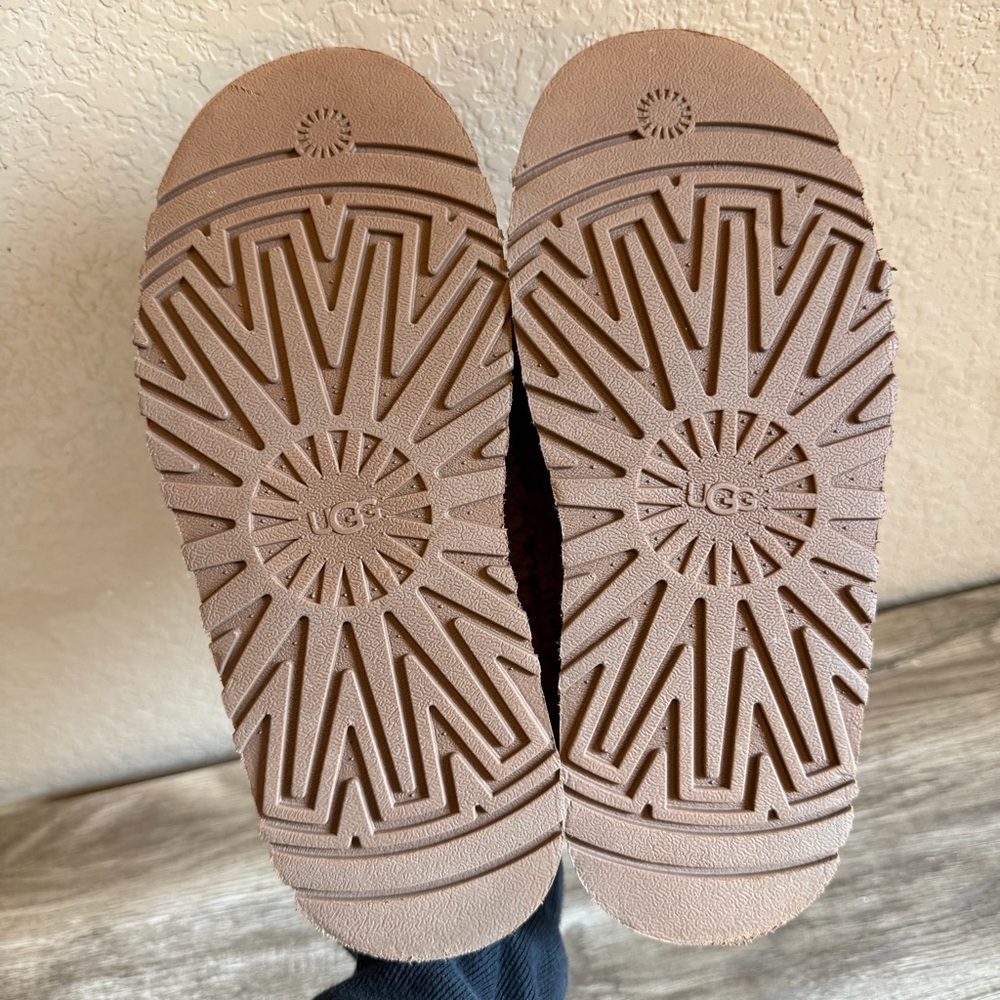 UGG Tazz Braid Platform Slippers Women’s Size 7 Hardwood Color - Picture 12 of 16